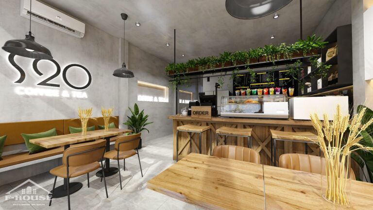Thiết kế thi công quán cafe S20 tại Quy Nhơn